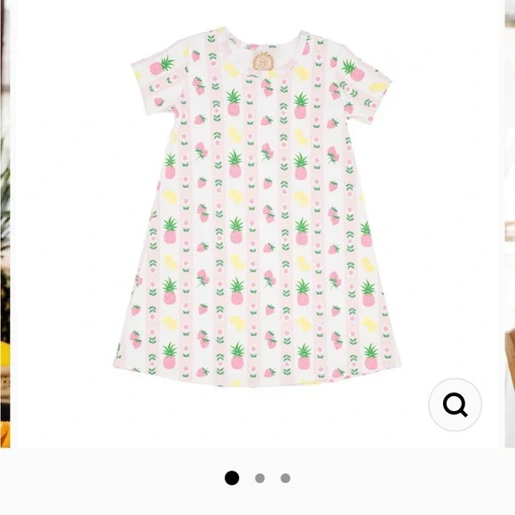 NWT The Beaufort Bonnet Company Polly Play Dress - Fruit Punch & Petals - Picture 5 of 5